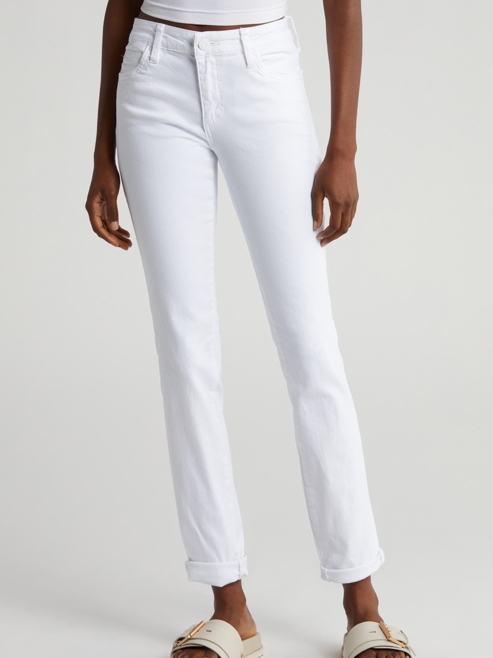 KUT from the Kloth Catherine Boyfriend Jeans (Optic White)
